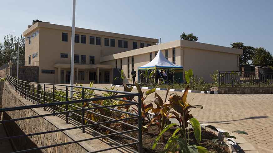 Her Excellency First Lady Mrs Jeannette Kagame inaugurating Bugesera Impinganzima hostel.