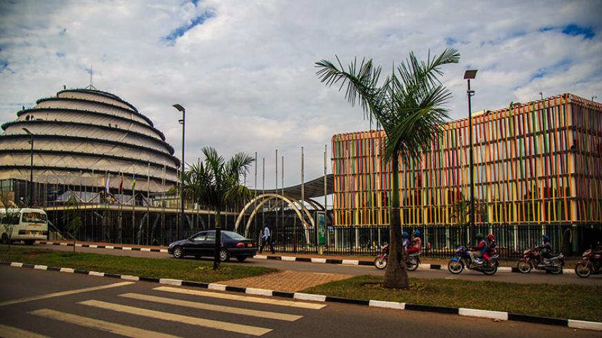 The magnificent Kigali Convention Centre. File.