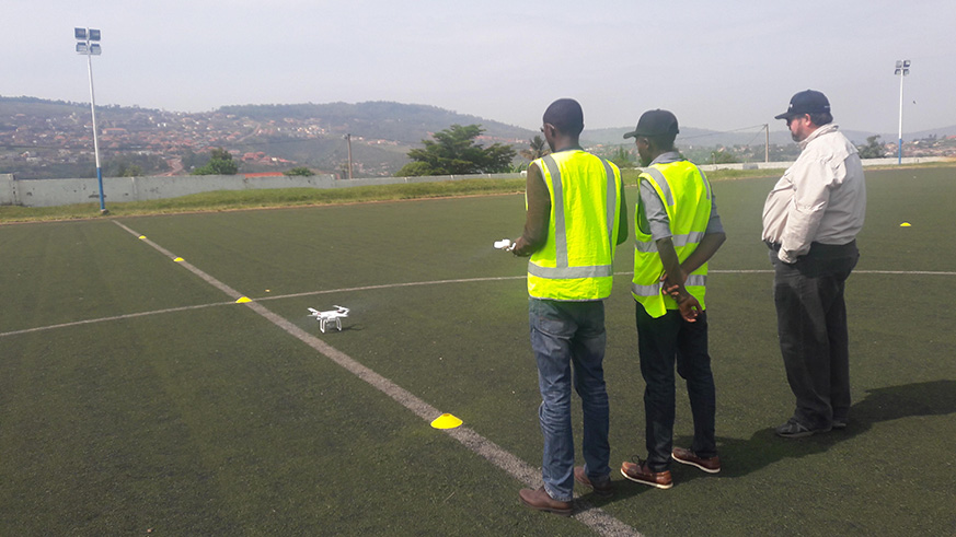 The training helps them become certified drone pilots. Courtesy photos.