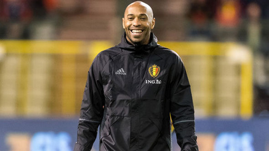Former France international - Thierry Henry - is a member of the Belgian coaching staff in Russia. Net photo