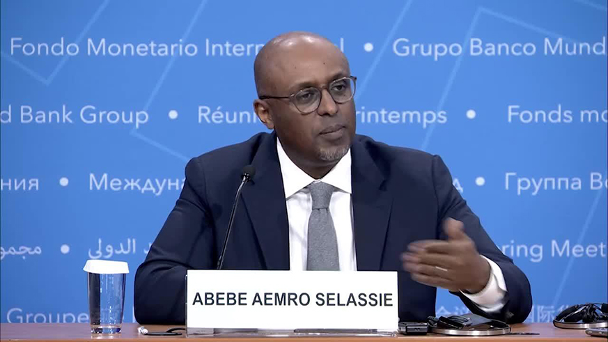 Abebe Aemro Selassie, director of the Africa Department at the IMF. Net.