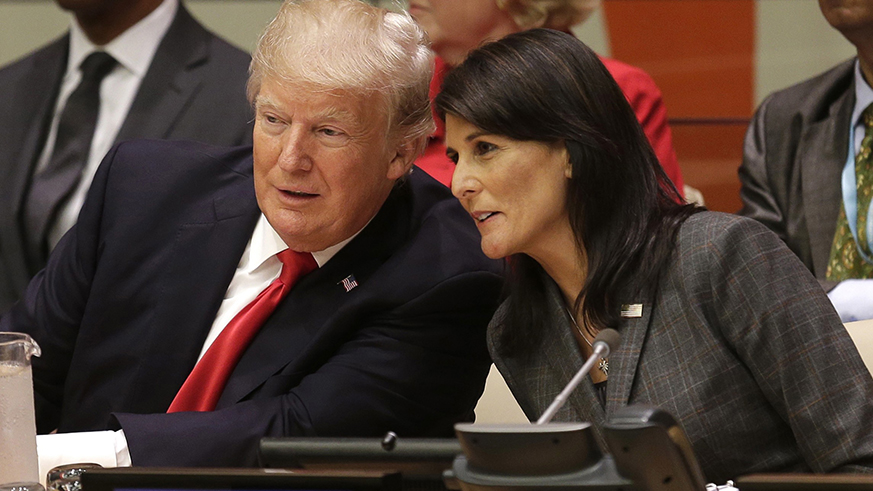 Nikki Haley announced the U.S.' withdrawal from the United Nations Human Rights Council.