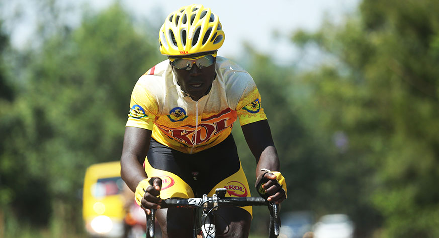 Fly Cycling Clubu2019s youngster Jean Eric Habimana is among riders in Belgium. Sam Ngendahimana.