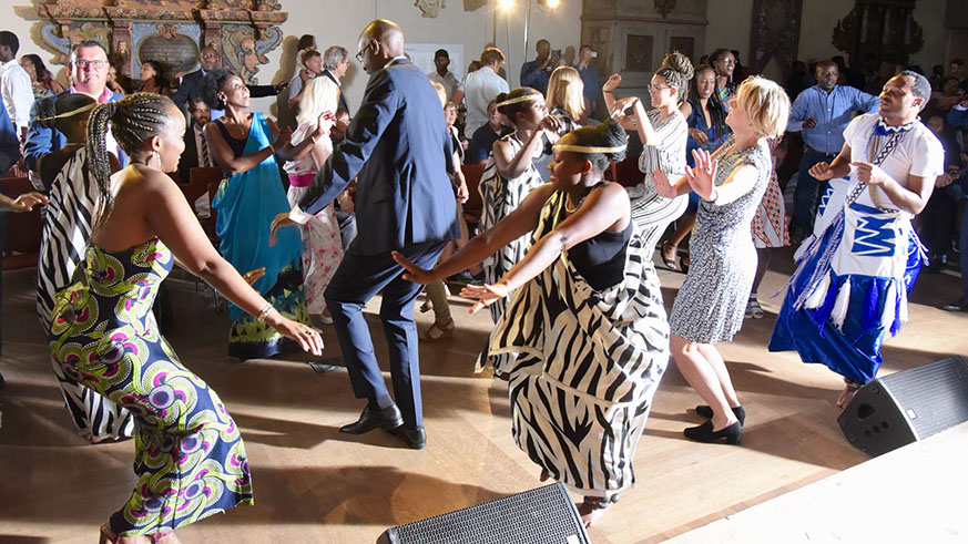 The national ballet, Urukerereza at the weekend joined Rwandans living in Sweden, friends and officials from the Swedish government in celebration for the 24th Liberation Day, an event held in Stockholm.     With their spirited performance that brought many in the audience to the dance floor, Urukerereza marked their debut in the Nordic Country in style.     During the event, the Rwandan ambassador to the Nordic Countries, Christine Nkurikiyinka said that Liberation Day emphasizes Rwandan peoplesu2019 enduring struggle for dignity and self-reliance. Courtesy photo