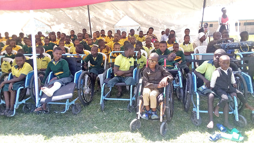 HVP Gatagara disability centre children who are enrolled in Gatagara primary inclusive school. / Diane Mushimiyimana
