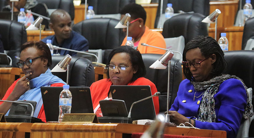 Members of the Lower Chamber during a session in the House. File.