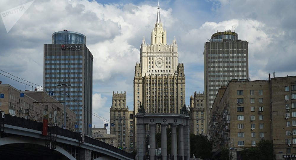 The Russian Foreign Affairs Ministry building in Moscow. / Sputnik