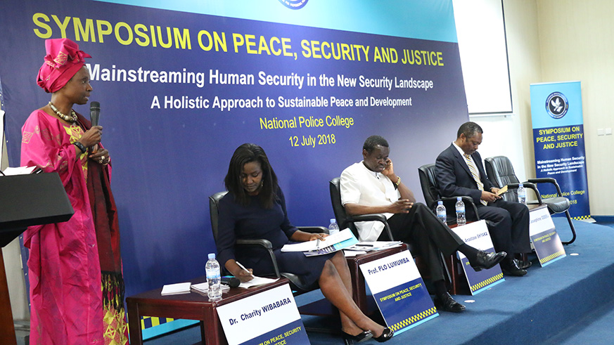 Josephine Ajema Odera speaking during the symposium