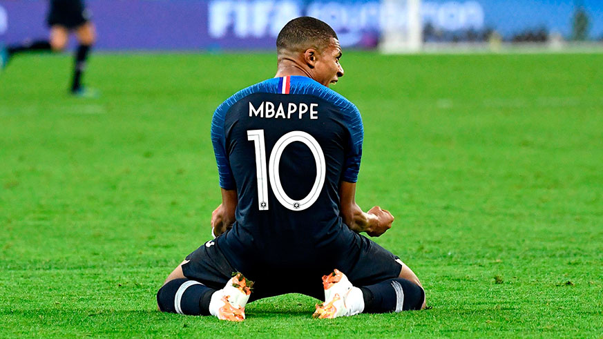 Teenager Kylian Mbappe has scored a trio of goals for France at the World Cup. Net photo.