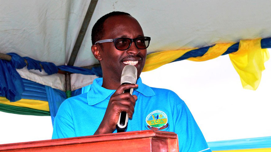 Western Province Governor Alphonse Munyentwali delivers his remarks at the event. Western Province Governor Alphonse Munyentwali delivers his remarks at the event.
