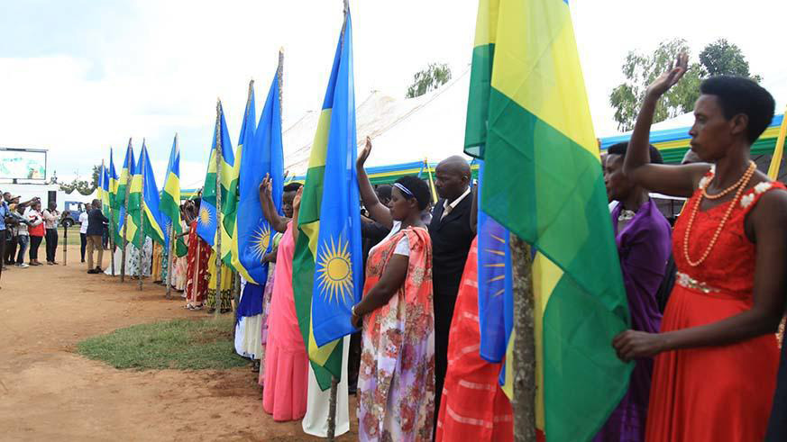 Couples formalize their marriage in Nyarugenge district recently. File.