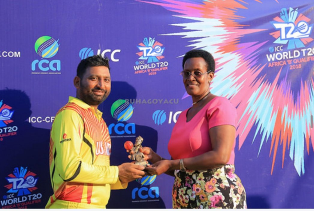 Uganda's Nakrani finished as the top scorer in the tournament with 320 runs at a strike rate of 189. Courtesy