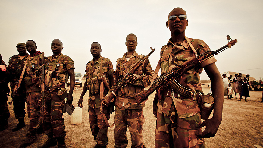 Fighters in South Sudan. Net.