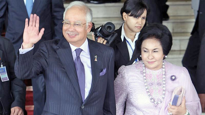 Premises linked to former Prime Minister Najib Razak and his family were raided recently by police, who uncovered cash and valuables said to be worth up to 1.1bn. Net photo