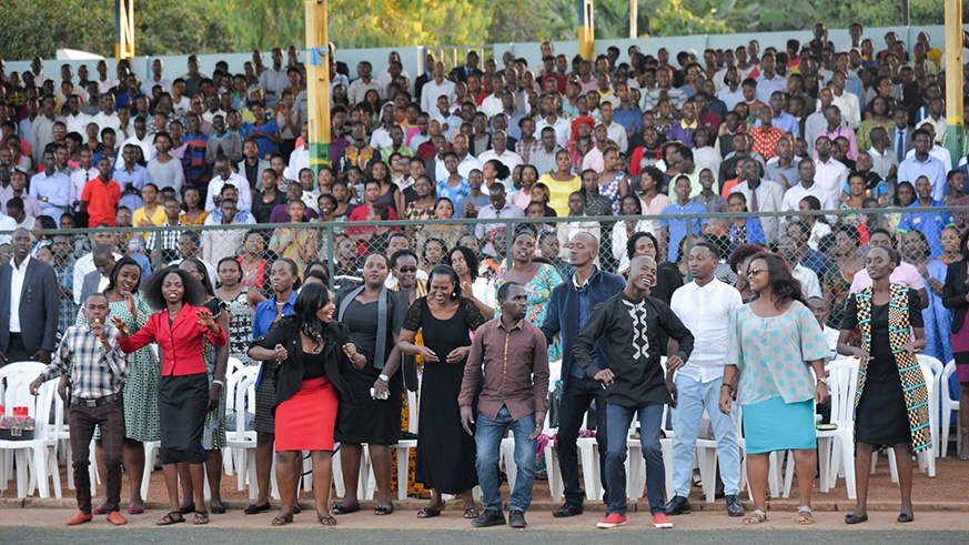 Audience during praise and worship time.(All photos by Frederic Byumvuhore)