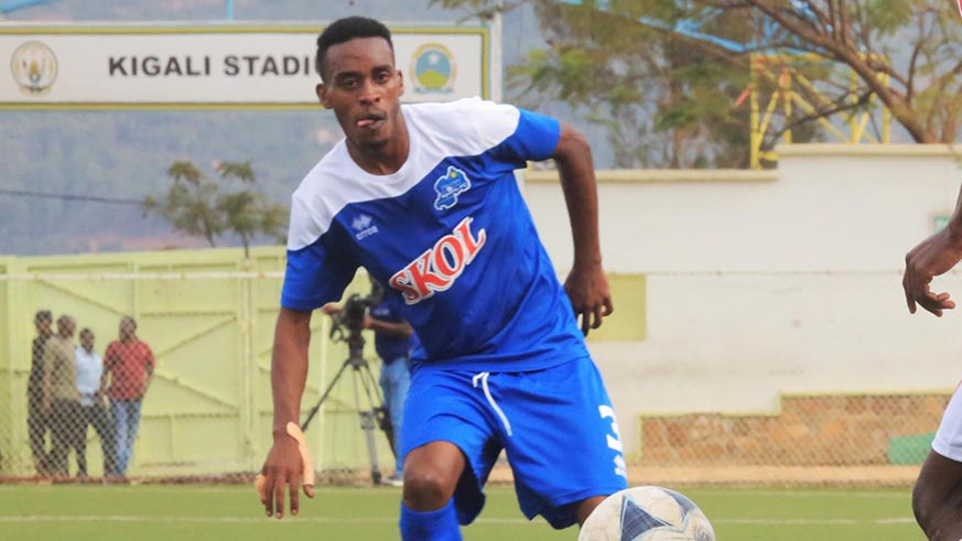 Eric Rutanga joined Rayon Sports in 2016, crossing from rivals APR where he had been plying his trade since 2012. Sam Ngendahimana.