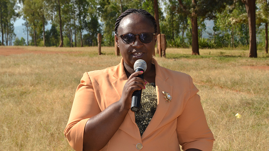 Dr Kayitesi speaking at the event.