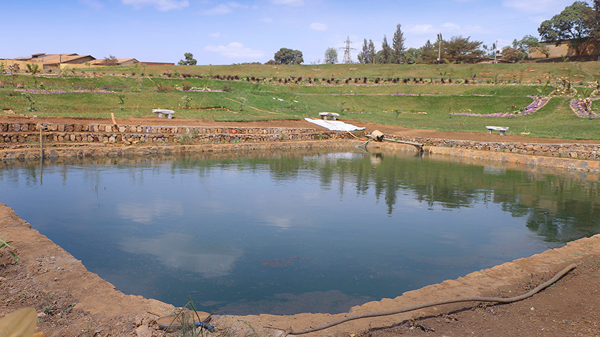 The recreational park has water ponds too. Emmanuel Kwizera.