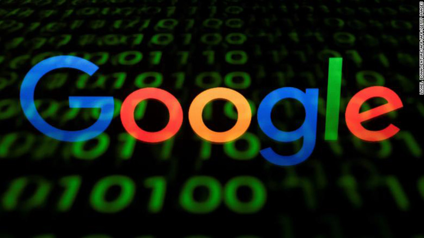 This illustration picture taken in April this year shows the Google logo displayed on a screen and reflected on a tablet in Paris. Net photo.