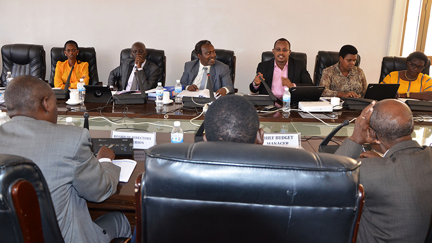 Members of PAC seek answers during one of their sessions. The public has praised the commiteeu2019s efforts in holding government officials accountable. Sam Ngendahimana.