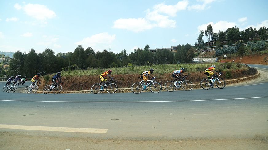In Kivu belt road riders were crossing some challenging corner in Rutsiro District