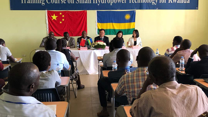 Participants during a training session.