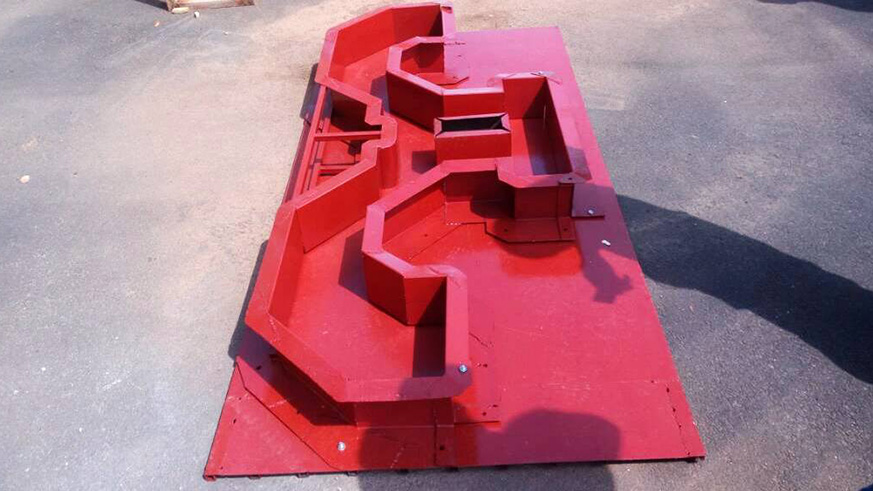 A mold created by the students from IPRC-Musanze  to give shapes to different furniture they manufacture in cement.