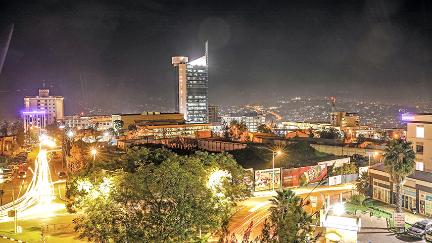 Kigali City skyline. Emmanuel Kwizera