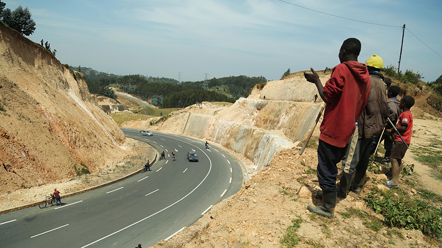 Residents of Rutsiro were surprised to watch riders in their new route