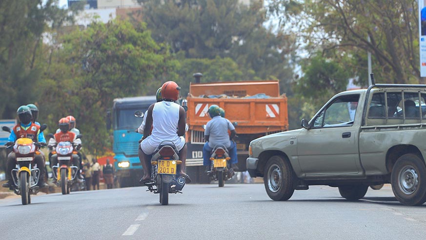 Taxi moto operators are cashing in during presidential visits. Emmanuel Kwizera