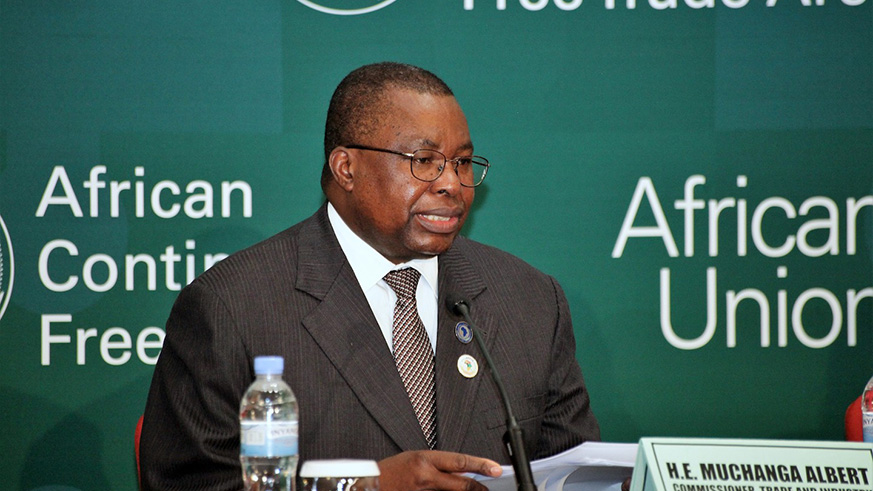 Albert Muchanga, the African Union Commissioner for Trade and Industry. Courtesy.