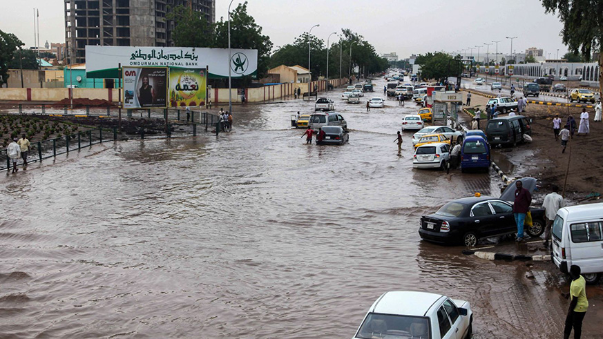 Heavy rains and floods have killed 10 people in different areas in Sudan.