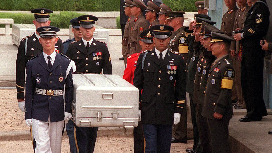 Washington and Pyongyang also agreed to restart field operations in the DPRK to search for the estimated 5,300 soldiers unaccounted for during the 1950-1953 Korean War.