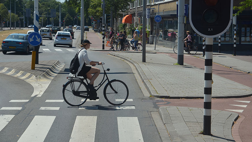 Cycling is a common mode of transport in the Netherlands. Courtesy photos.