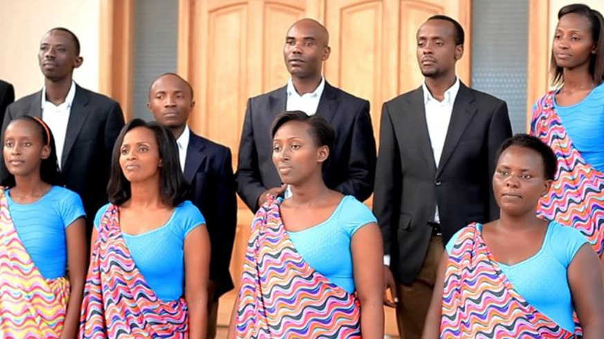 Some of the members of Ambassadors of Christ at a past concert in Kigali. Courtesy.