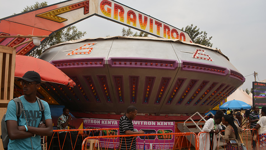 Gravitron, a machine that helps people to relax.