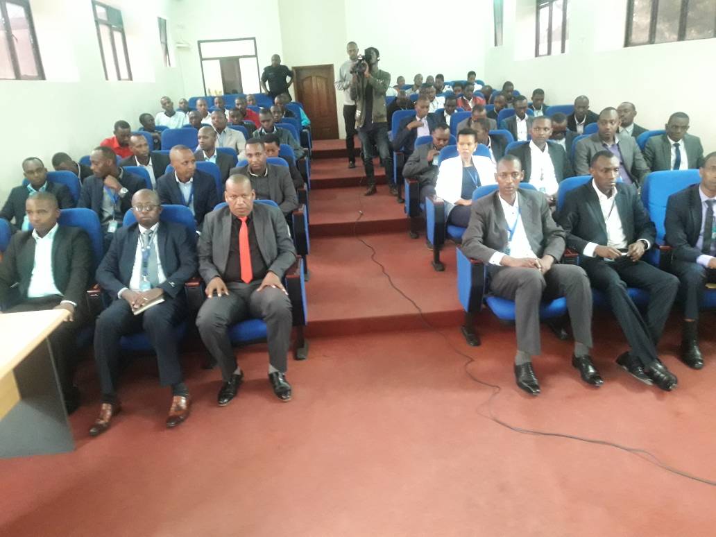 Graduation of professional investigators course at the National Police College in Musanze. / Courtesy