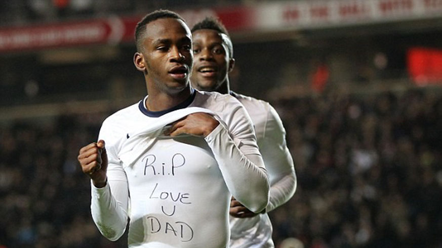 24-year old forward Saido Berahino was only four years old when he lost his father during Burundiu2019s civil war in 1997. Net photo.