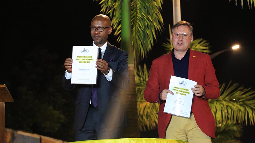 FERWACY and SKOL signed MoU to support cycling in Rwanda