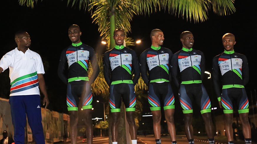 Sampada cycling team from South Africa