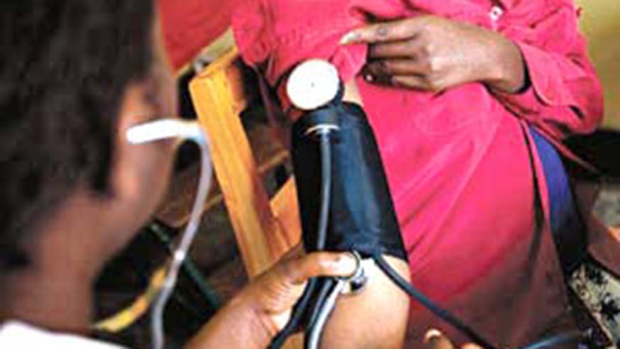 Women should have vital tests like blood pressure during antenatal visits. /File 