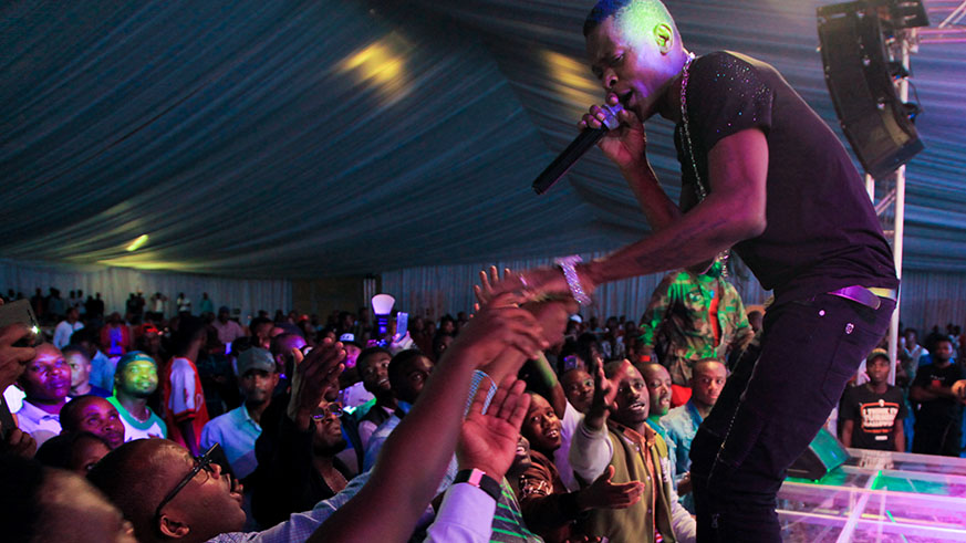 The Ugandan singer Cameleone has a lot of fans in Rwanda. (Faustin Niyigena)