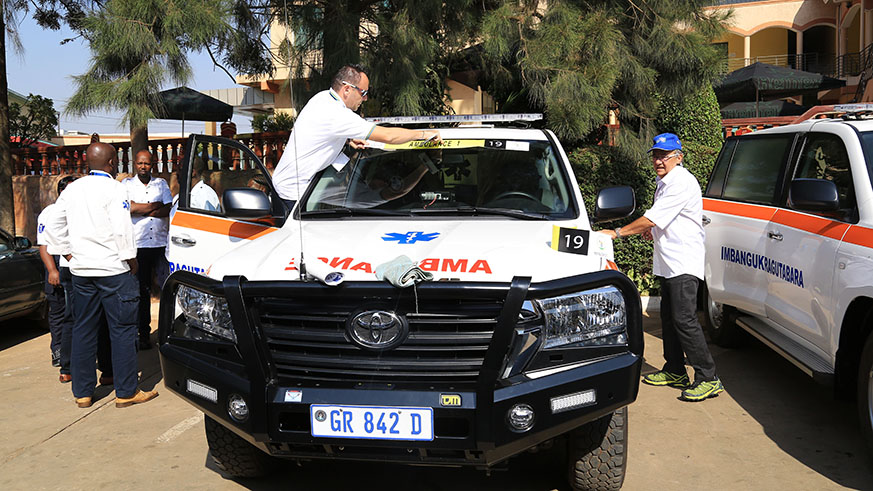 Tour du Rwanda organizers before the race