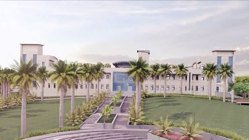 An artistic impression of future Carnegie Mellon University campus at the Kigali Innovation Centre. Courtesy. 