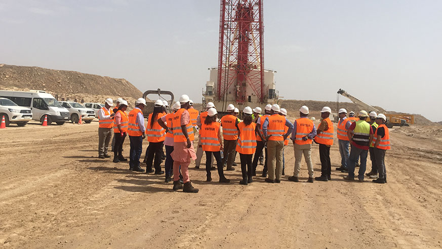 A group of selected African Journalists visit Khouribga mining site. Located in the Northwest Morocco, Khouribga is largest OCP Phosphate production zone and the site is regarded as the Phosphate Capital of the world. 
