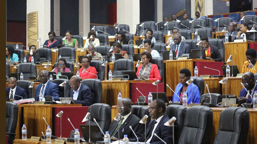 Members of the Third Chamber of Deputies during a plenary session. The Chamber was dissolved on Thursday. Flie photo.