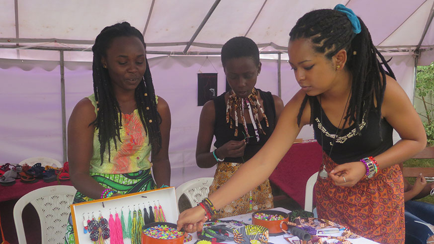 Young people showcased their products at the expo.  All photos/Eddie Nsabimana.