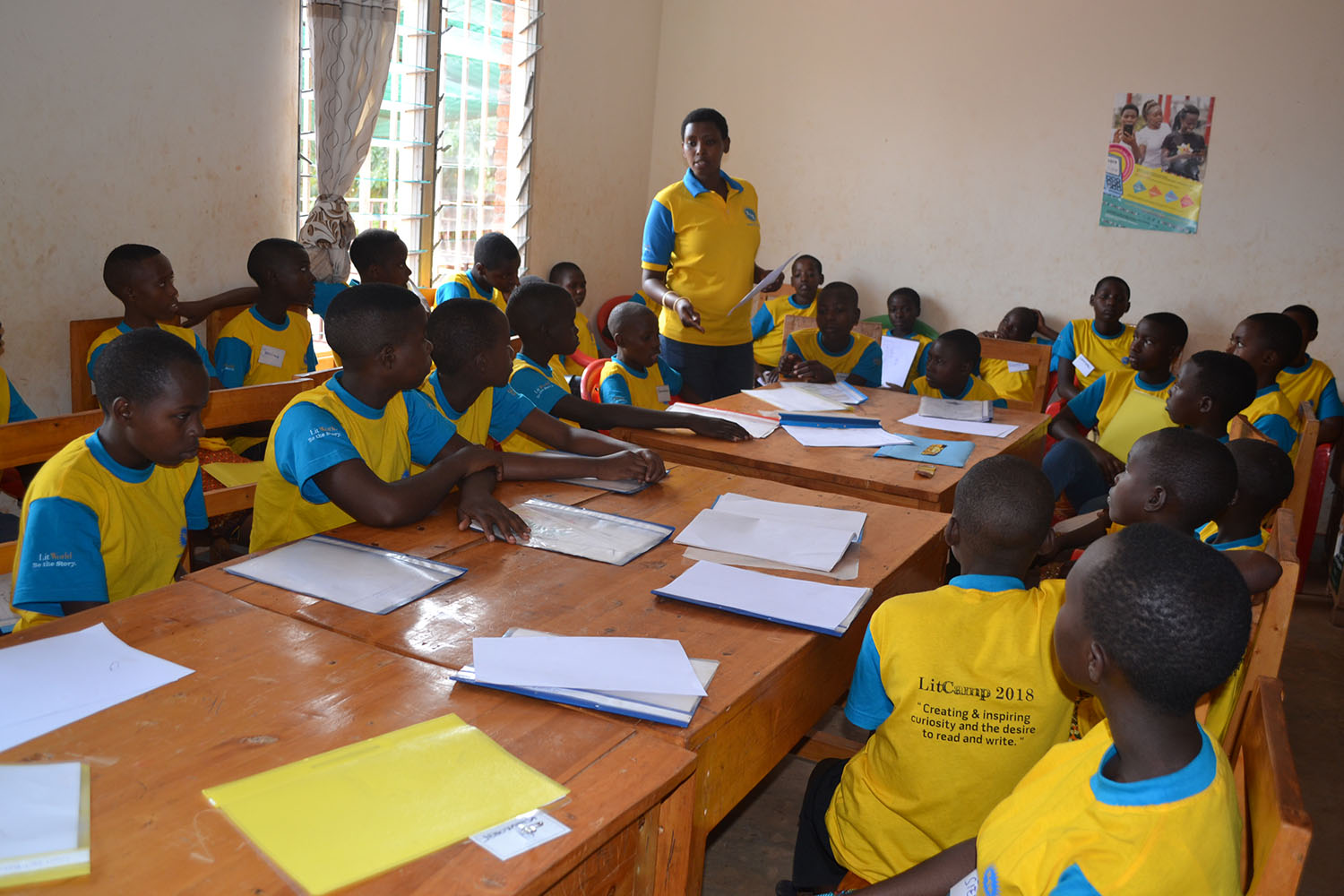 Children at a learning centre. All photos/Michel Nkurunziza