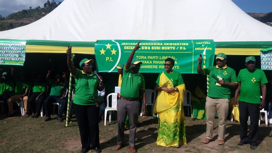 Mukabalisa introduces some of Liberal Party senior cadres
