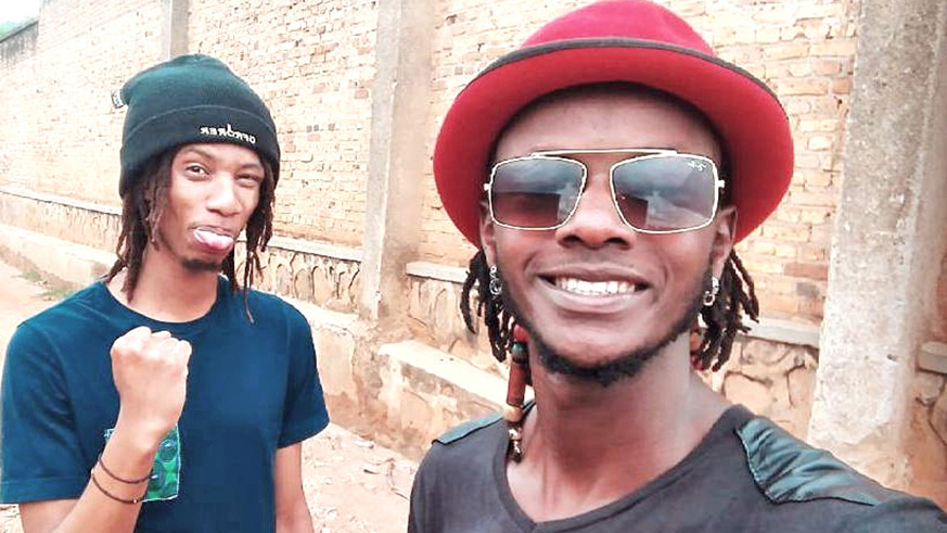 Isaac Shema (right) and Chris Hirwa will take part in Challenge Vacance in Cameroon.  Courtesy photo